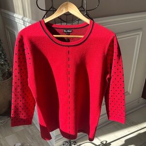 Red Polka Dot Sweater